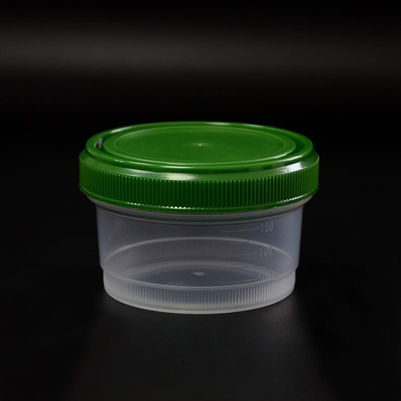 Polypropylene 250ml Short Type Specimen Cups